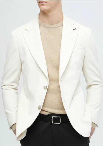 Ekru Fitilli Shirt Shoulder Slim Fit %100 Pamuk Ceket indirimleri