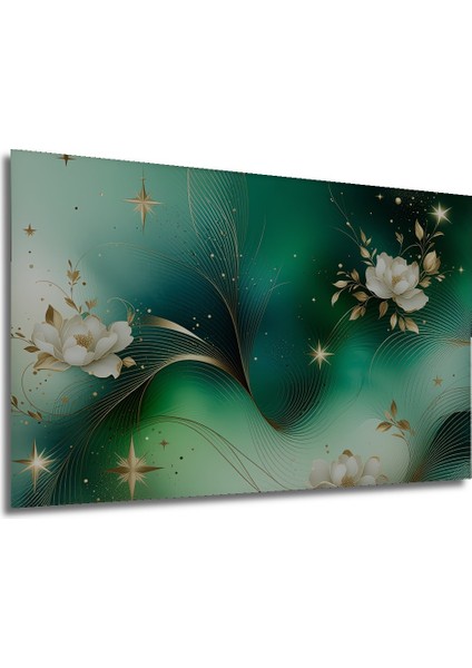 Çerçeve Görünümlü Pastel Tonlarda Sakin Deniz Manzarası Yağlı Boya Görünümlü Ahşap Ofis Tablo modelleri