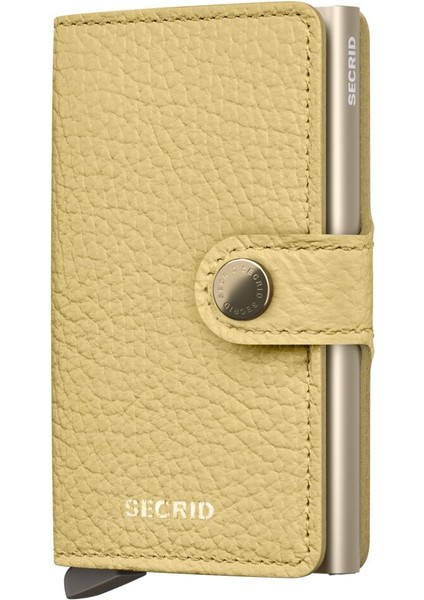 Miniwallet Pebble Butter Yellow Cüzdan Kartlık