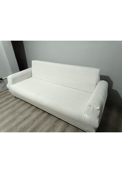 Jakar Koltuk Örtüsü Çekyat Kılıfı Kanepe Örtüsü 3lü Esnek Lastikli Çizgili Desen fiyatları