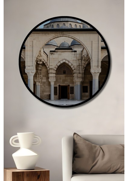 Çerçeve Görünümlü Gotik Siyah Beyaz Kafatası Dekoratif Ahşap Ev/işyeri/ofis Kare Tablo