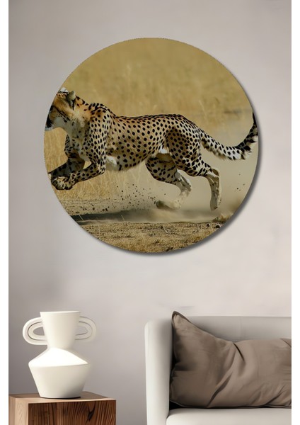 Çerçeve Görünümlü Neon Fil Dişi Yağlı Boya Görünümlü Dekoratif Ahşap Ev/işyeri/ofis Kare Tablo