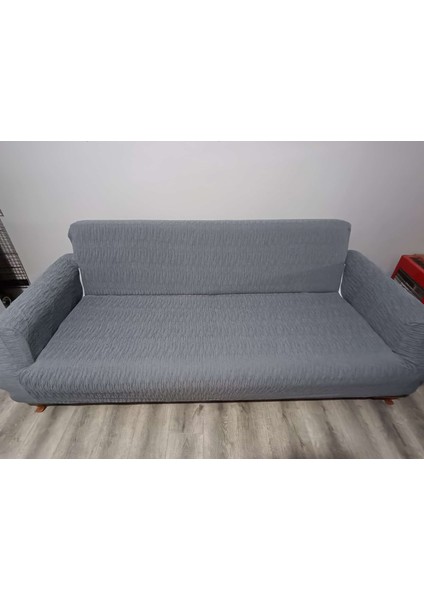 jakar koltuk örtüsü çekyat kılıfı kanepe örtüsü 3lü esnek lastikli çizgili desen