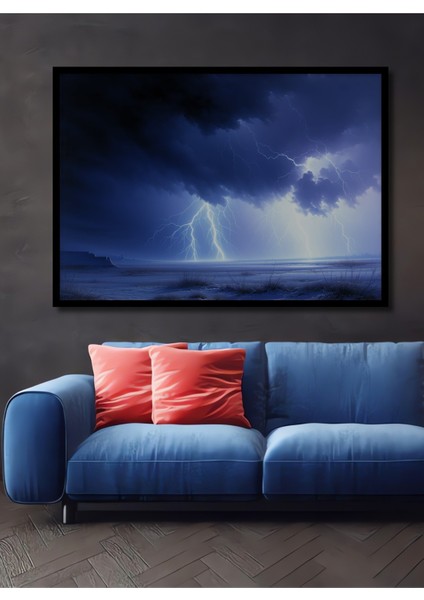 Buddha Lotus Göl Yağlı Boya Görünümlü Dekoratif Ahşap Ev/işyeri/ofis Kare Tablo