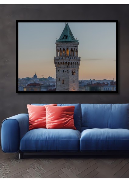 Kırmızı Rüyalar Yağlı Boya Görünümlü Dekoratif Ahşap Ev/işyeri/ofis Kare Tablo