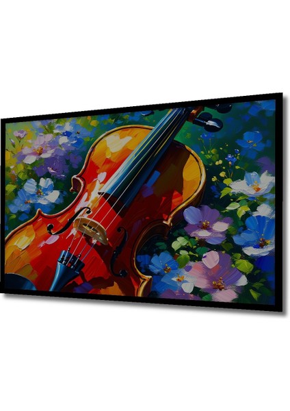 Yeşim Altın Çağlayan Yağlı Boya Görünümlü Dekoratif Ahşap Ev/işyeri/ofis Kare Tablo fiyatları