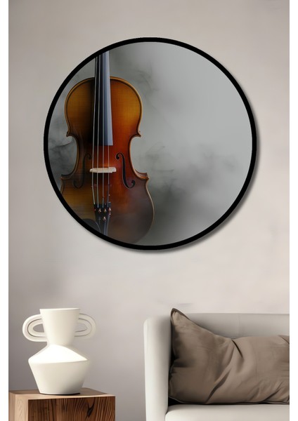 Neon Buharlı Kahve Keyfi Dekoratif Ahşap Ev/işyeri/ofis Yuvarlak Tablo