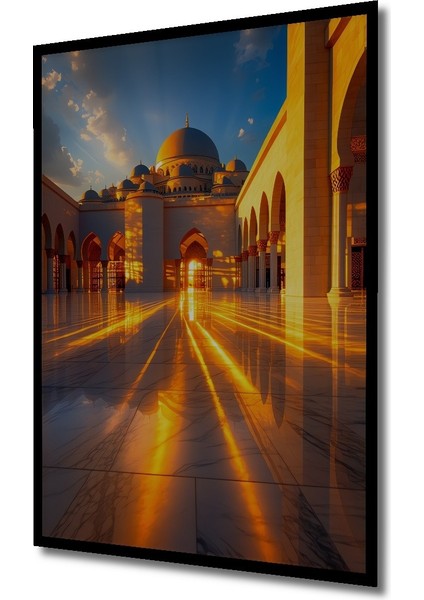 Çerçeve Görünümlü Renkli Evler Kara Kalem Görünümlü Dekoratif Ahşap Ev/işyeri/ofis Kare Tablo fiyatları