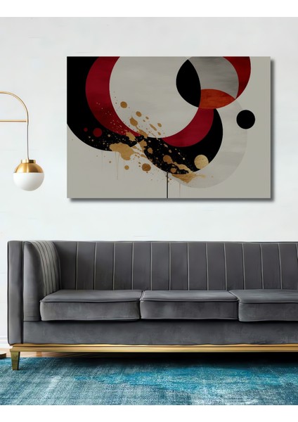 Destansı Kuşatma Yağlı Boya Görünümlü Dekoratif Ahşap Ev/işyeri/ofis Kare Tablo