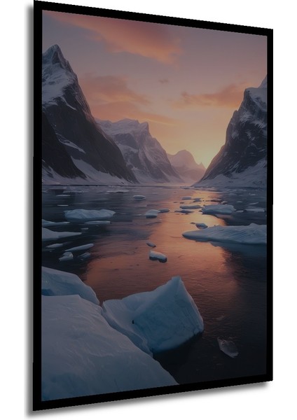 Çerçeve Görünümlü Kızıl Gezegenin Tutkulu Dansı Yağlı Boya Görünümlü Ahşap Ofis Kare Tablo modelleri