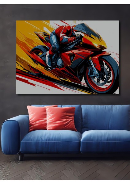 Çerçeve Görünümlü Tarihi Savaş Alanı Yağlı Boya Görünümlü Dekoratif Ahşap Ev/işyeri/ofis Kare Tablo