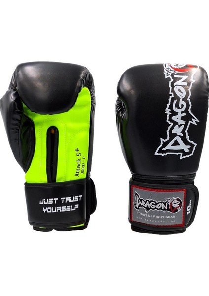Dragon Attack 5 Plus Pro Boks Eldiveni 3'lü Set Kick Boks Muay Thai Boks Eldiveni Bandaj ve Dişlik fiyatları