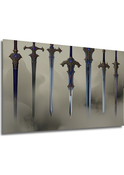 Çerçeve Görünümlü Bohem Rapsodi Mandalalı Gitar Yağlı Boya Görünümlü Ahşap Ofis Kare Tablo fiyatları