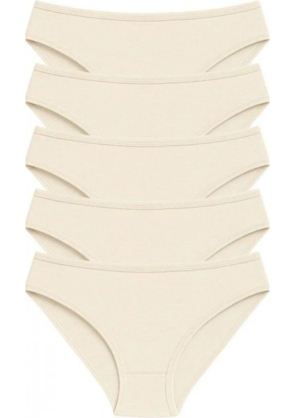 Pamuklu Basic Kadın Bikini Külot 5'li Paket