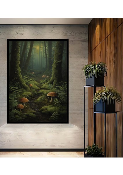 Çerçeve Görünümlü Işıltılı Piyano Notaları Modern Sanat Dekoratif Ahşap Görünümlü Ofis Kare Tablo