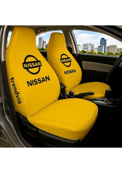 Nissan Marka Araçlara Özel Penye Ön Arka Koltuk Kılıfı Takımı - Servis Tipi Oto Kılıf