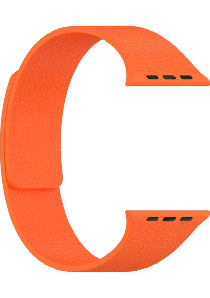 Apple Watch 11-10 46MM 9 8 7 45MM Se 6 5 4 44 Ultra 49MM Uyumlu Manyetik Silikon Deri Dokulu Kordon fiyatları