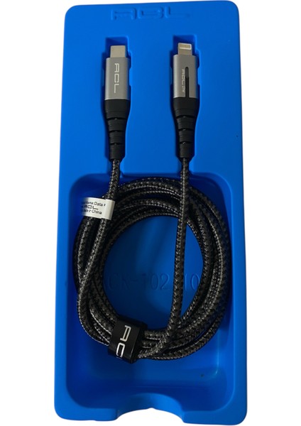 2 Metre Uzun Iphone USB C To Lightning Şarj Kablosu LED Işıklı Hasır Örgülü 27 Watt modelleri