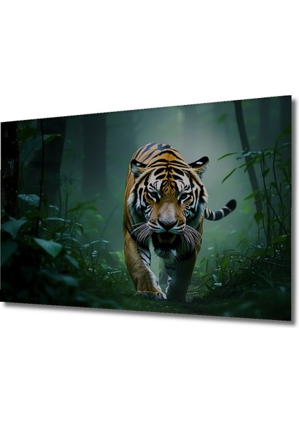 Savana Yollarında Yağlı Boya Görünümlü Leopar Sanatı Ev/işyeri/ofis/salon Ahşap Dekoratif Kare Tablo fiyatları