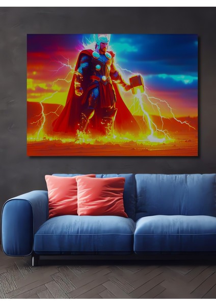 Palmiye Ağaçları ve Havuz Yansıması Pastel Boya Görünümlü Dekoratif Ahşap Ev/işyeri/ofis Tablo