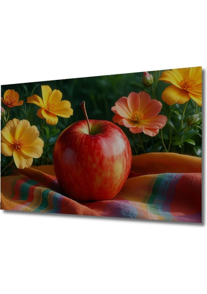 Alev Dansı Yağlı Boya Görünümlü Dekoratif Ahşap Ev/işyeri/ofis Kare Tablo fiyatları