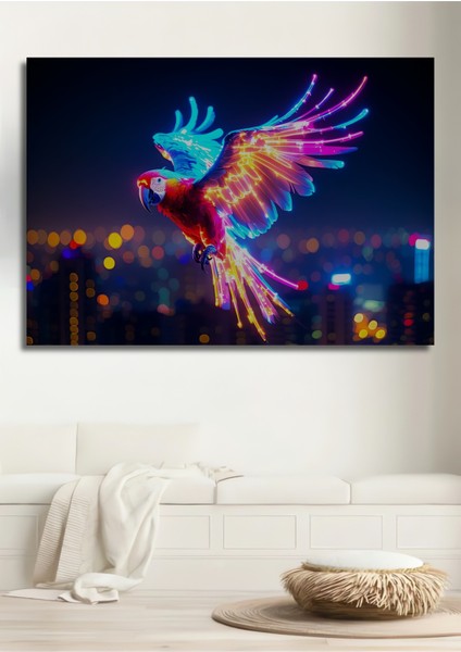 Fantastik Şato Yağlı Boya Görünümlü Dekoratif Ahşap Ev/işyeri/ofis Kare Tablo