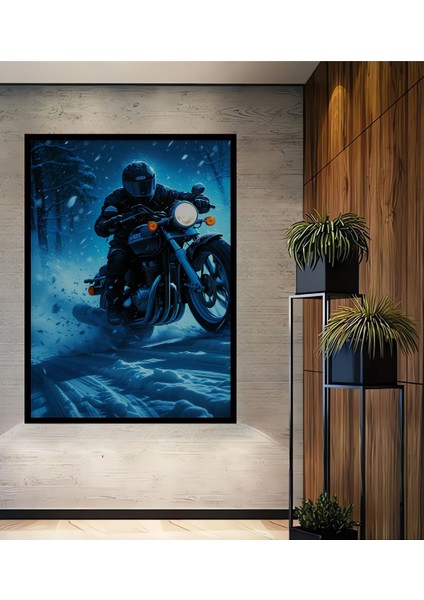 Çerçeve Görünümlü Normandiya Çıkarması Yağlı Boya Görünümlü Işyeri/ofis Dekoratif Ahşap Kare Tablo