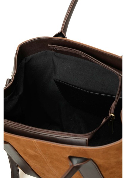 Suet Western Omz 5pr Taba Kadın Omuz Çantası fırsatları