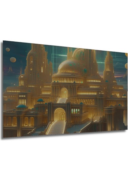 Kırmızı Sütunlar ve Küre Lamba Modern Sanat Dekoratif Ahşap Ev/işyeri/ofis Kare Tablo modelleri