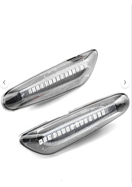 Bmw E90 E87 E60 Kayar LED Çamurluk Sinyalleri Beyaz Cam fiyatları