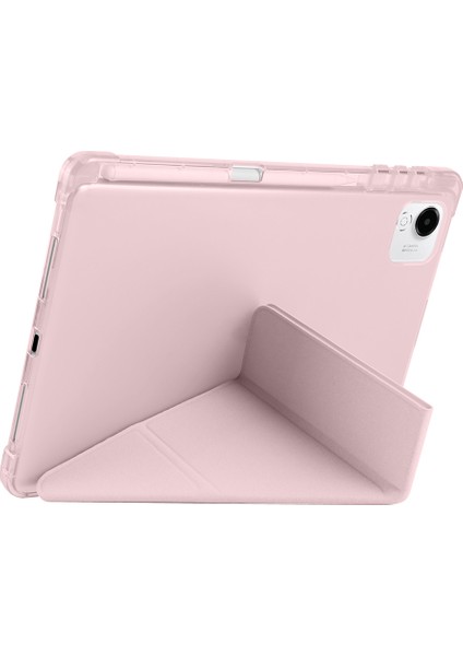 Honor Pad X9 Pro Uyumlu Kılıf Üçe Katlanan Kalem Bölmeli Standlı Tablet Kılıfı Uyandırma Özellikli indirimleri