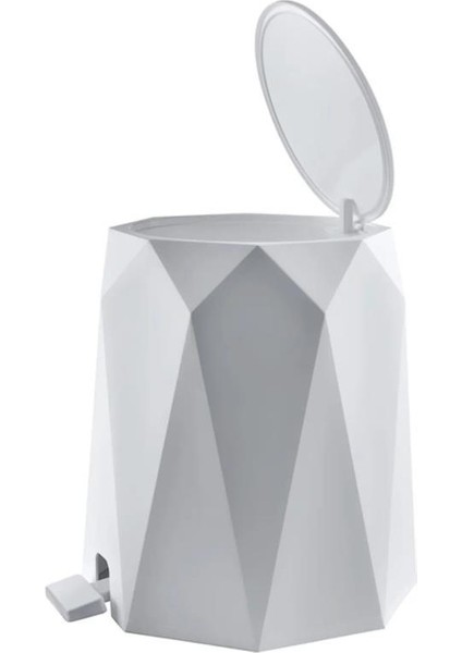 ELF-476 Geo Plastik Pedallı Çöp Kovası 4 Litre
