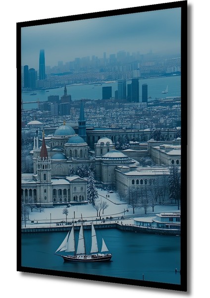 Çerçeve Görünümlü Sulu Boya Görünümlü Dalga Sörfü Tutkusu Dekoratif Ahşap Ofis Yuvarlak Tablo fiyatları