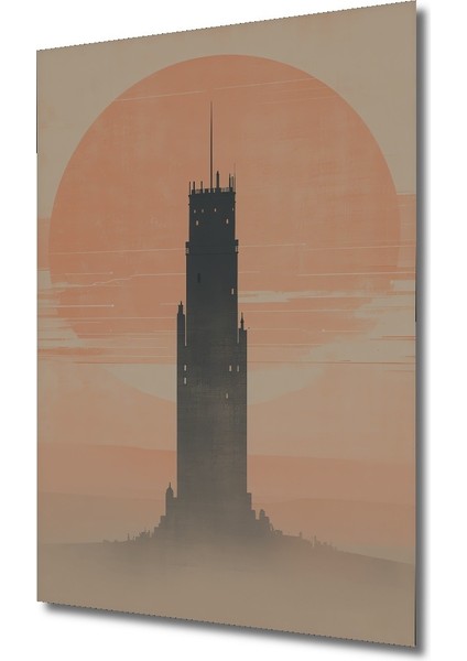 Pisa Kulesi Yağlı Boya Görünümlü Dekoratif Ahşap Ev/işyeri/ofis Kare Tablo fiyatları