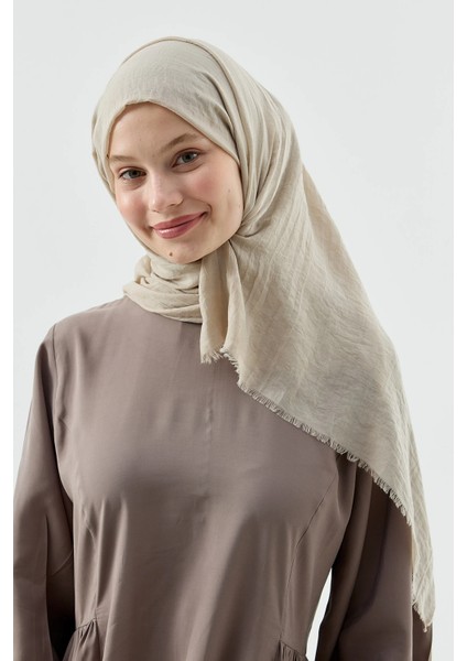 Aminenesil Modakaşmir Aya Pamuk Şal Taş Renk
