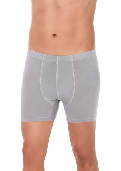 Erkek 5'li Gri Bambu Likralı Boxer fiyatları