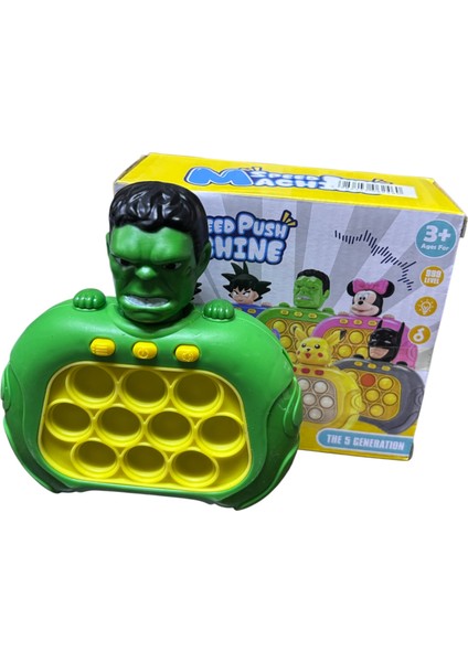 Hulk Temalı Pilli Işıklı Pop-It