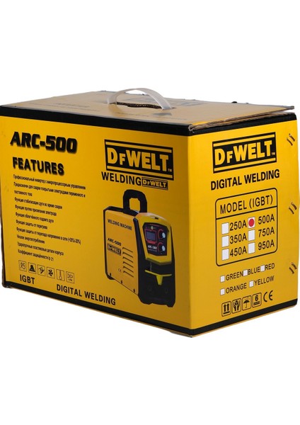 Dfwailt EEA467 ARC500 Yeni Inverter Turbo Çanta Kaynak Makinesi (Sarı) fırsatları