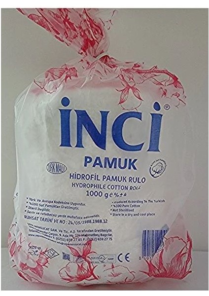 Inci Hidrofil Rulo Pamuk 1kg