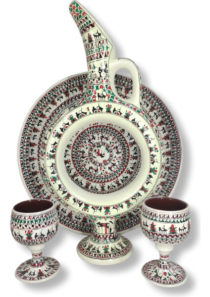 Fosforlu Halkalı Hitit Seti 25CM