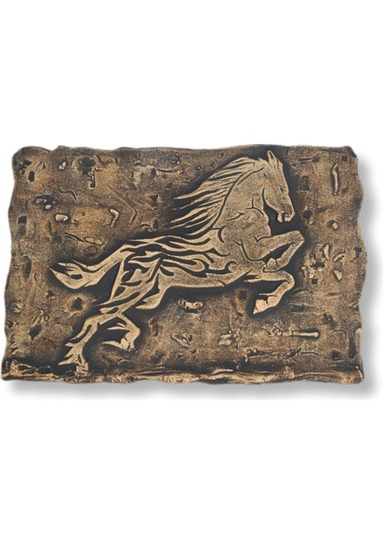 Dörtnala At Rölyef Duvar Pano