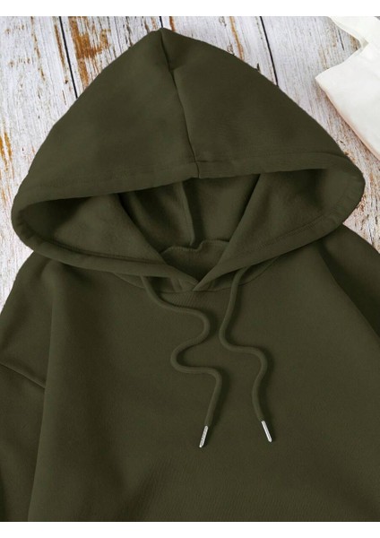Kadın Polarlı Kapüşonlu Sweatshirt modelleri