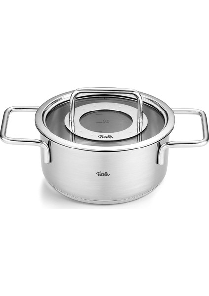 Pure Collection 8 Parça Cam Kapak Çelik Tencere Seti