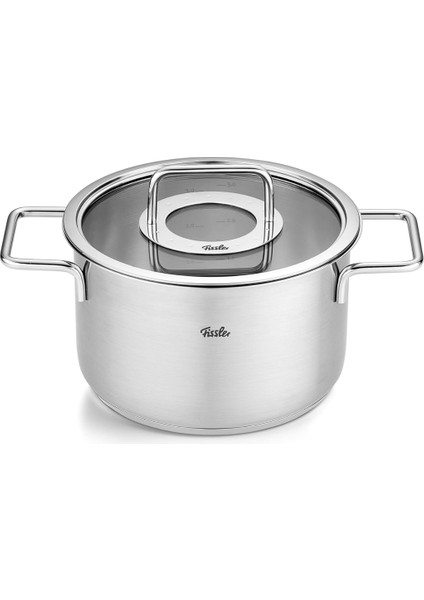 Pure Collection 8 Parça Cam Kapak Çelik Tencere Seti