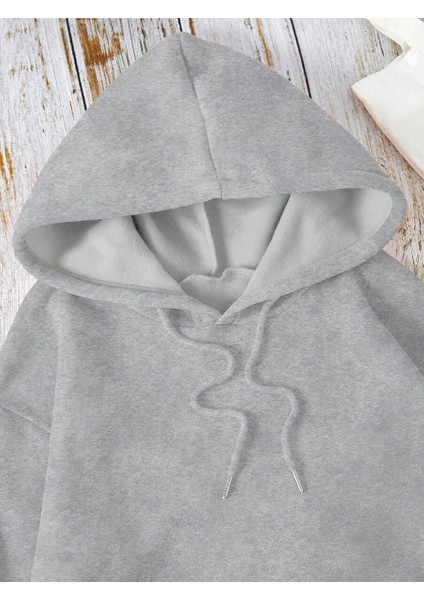 Kadın Polarlı Kapüşonlu Sweatshirt modelleri