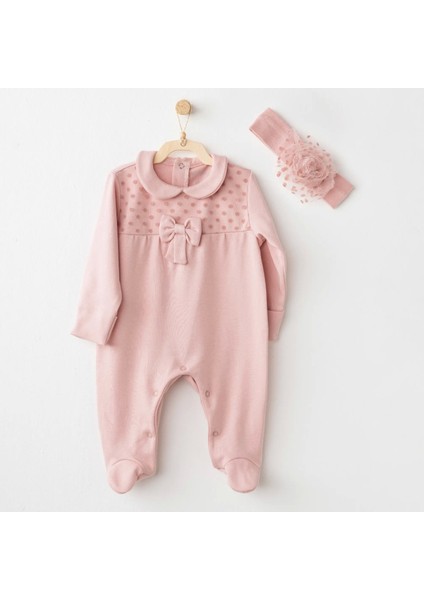 Andywawa AC26242 Little Leopard Tulum Takım Pink