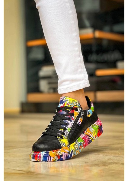 Kb-02 Kuback Bağcıklı Crocodile Siyah Kırmızı Günlük Erkek Ayakkabı fiyatları