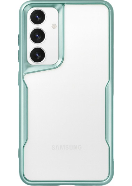 Samsung Galaxy A25 Kılıf Darbe Önleyici Kenar Renkli Silikon Kapak