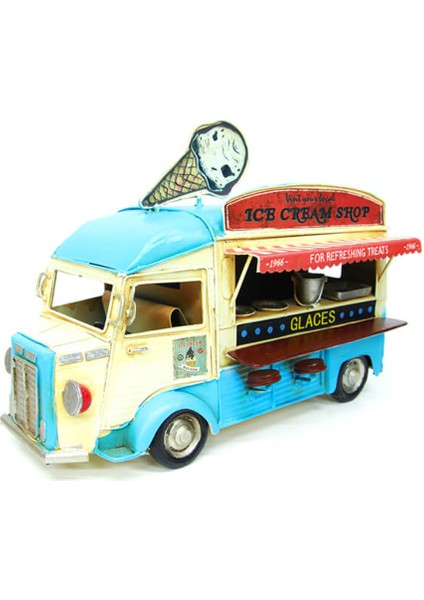 Dekoratif Metal Fasrfood Arabası