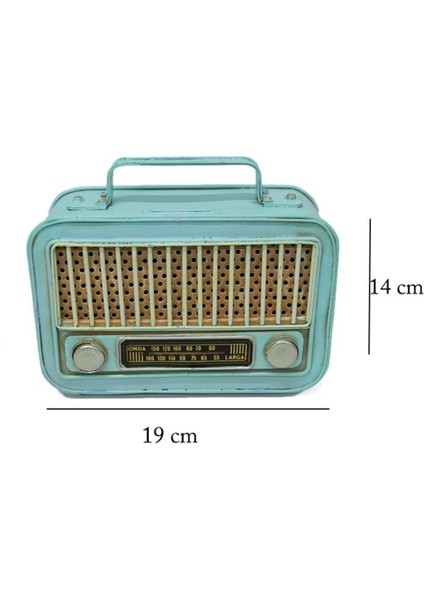 Dekoratif Metal Radyo Kumbara